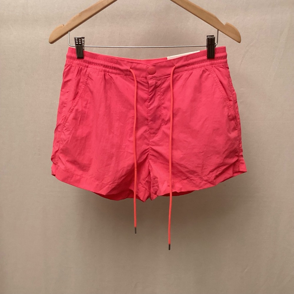 American Eagle NWT Hot Pink Nylon Women’s Running Shorts Active 90s Y2K Style - Picture 9 of 11